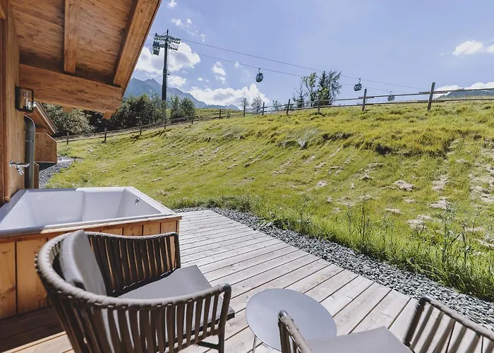 Village Zaglgut, Air-conditioned With Fantastic Panoramic Views, Wellness & Summer Card Included Domek alpejski *